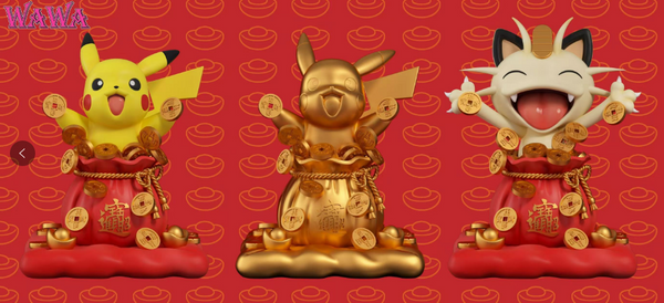 WAWA Studio - Lucky Throwing Gold Coin Pikachu [2 Variants]