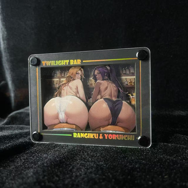 Dorobou Neko Studio - Rangiku Matsumoto & Yoruichi Shihouin 3D Card Stand Display [DSCC-003]