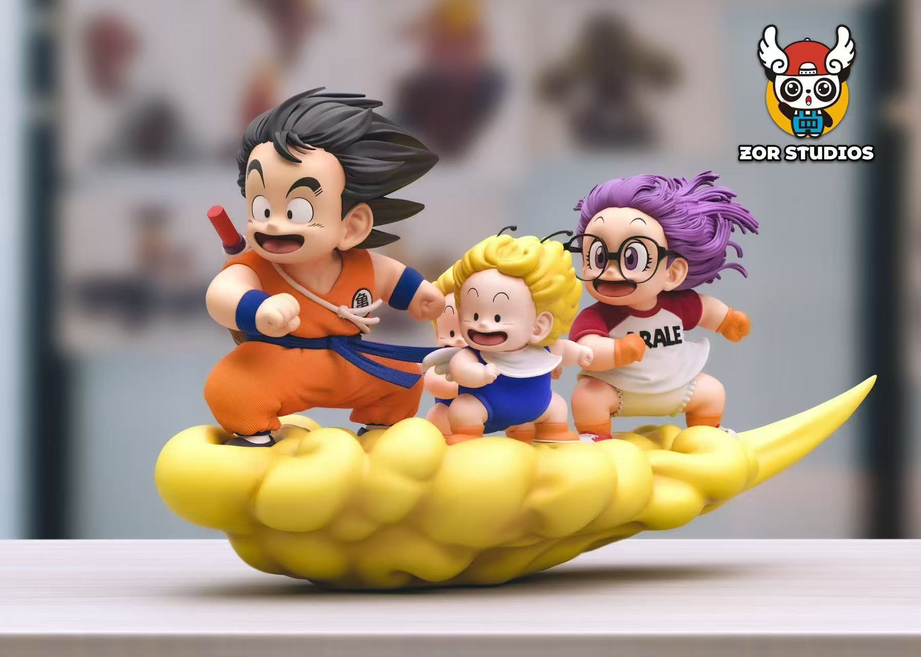 ZOR Studio - Son Goku & Arale Norimaki Riding Clouds