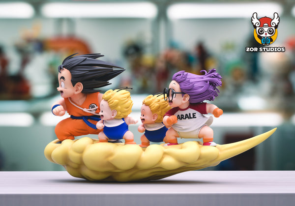 ZOR Studio - Son Goku & Arale Norimaki Riding Clouds