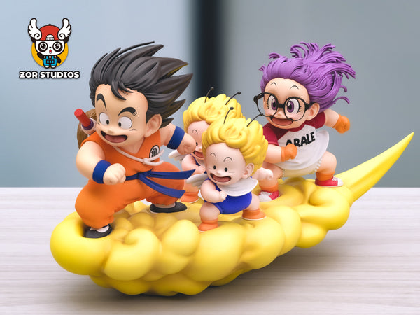 ZOR Studio - Son Goku & Arale Norimaki Riding Clouds