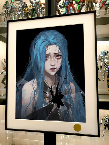 Xing Kong Studio - Broken Heart Jinx Poster Frame