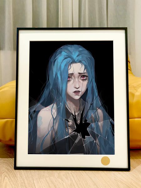 Xing Kong Studio - Broken Heart Jinx Poster Frame