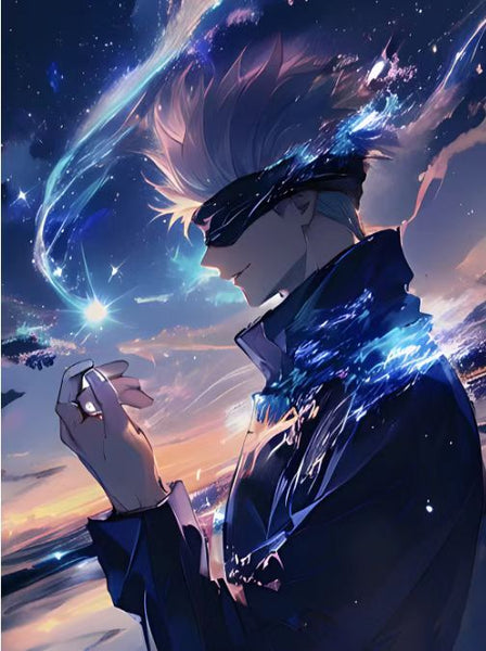 Xing Kong Studio - Starry Sky Satoru Gojo Poster Frame