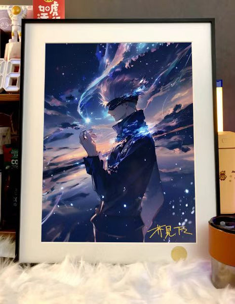 Xing Kong Studio - Starry Sky Satoru Gojo Poster Frame