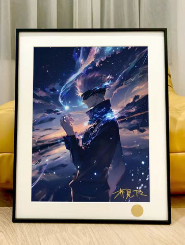 Xing Kong Studio - Starry Sky Satoru Gojo Poster Frame