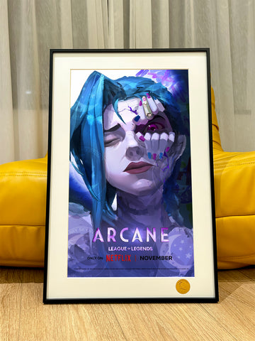 Xing Kong Studio - Jinx 2.0 Arcane Ver. Poster Frame