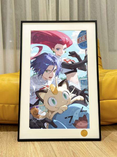 Xing Kong Studio - Team Rocket Poster Frame