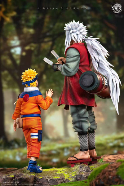 Sign Studio - Naruto Uzumaki & Jiraiya