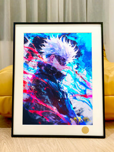 Xing Kong Studio - Satoru Gojo Colourful Ver. Poster Frame