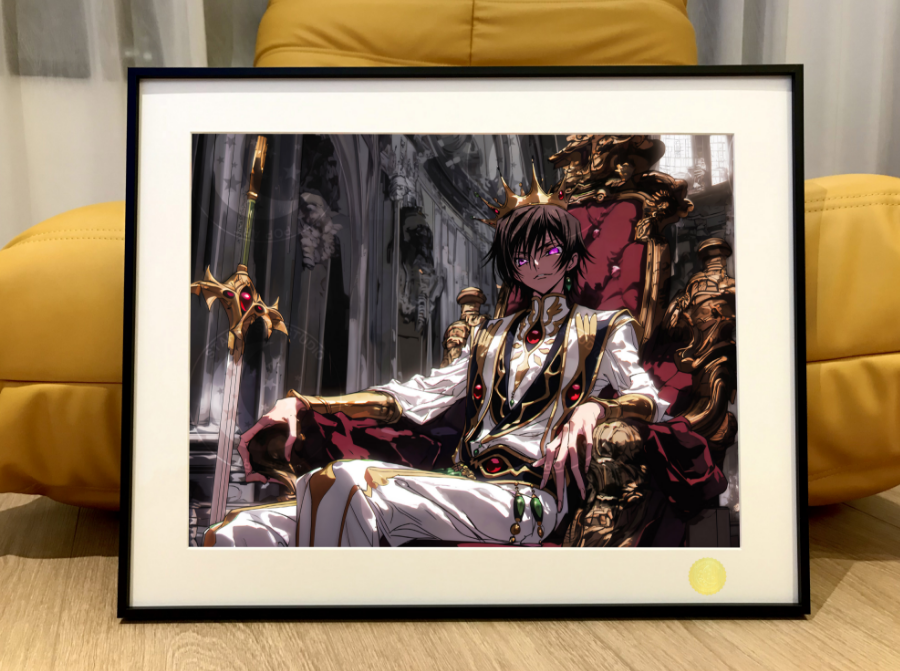 Xing Kong Studio - Lelouch vi Britannia Throne Ver. Poster Frame