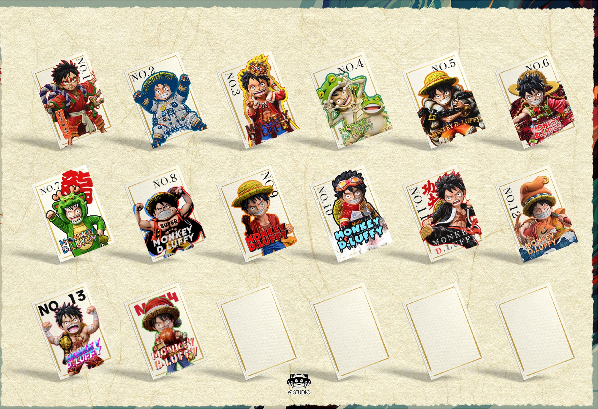 YZ Studio - Christmas Monkey D. Luffy