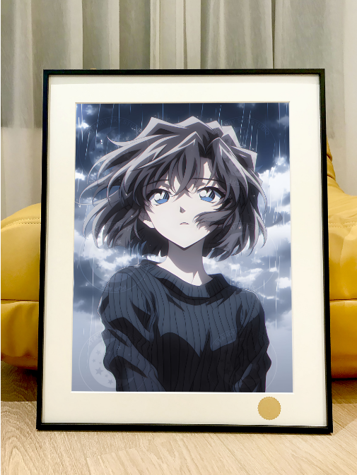 Xing Kong Studio - Rainy Night Ai Haibara Poster Frame [2 Variants]