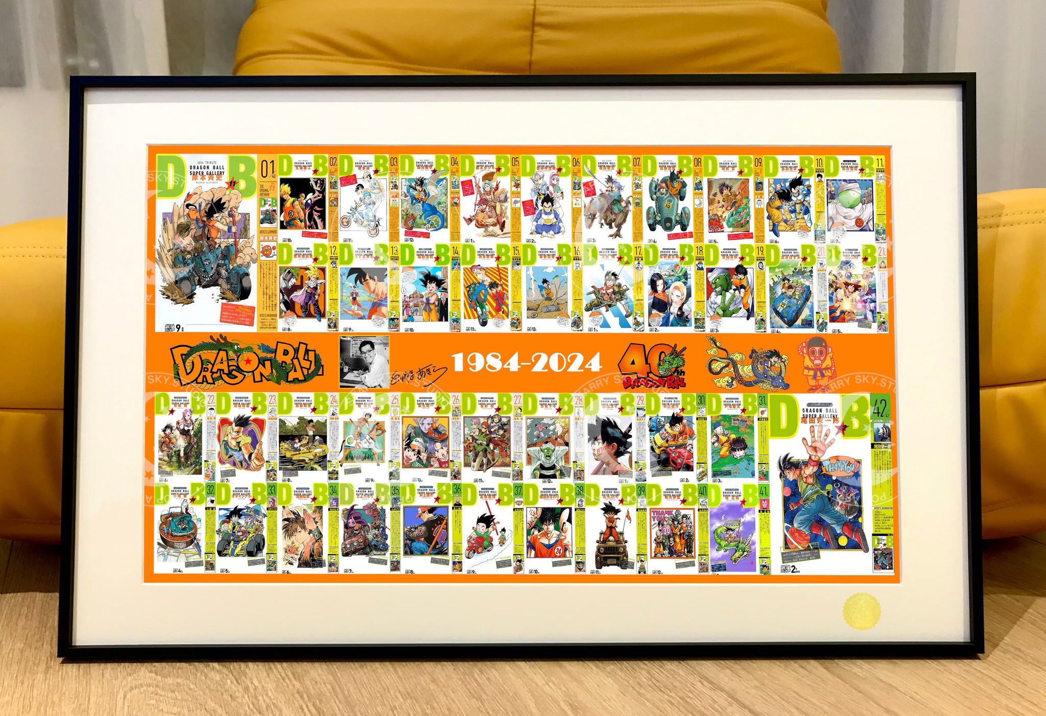 Xing Kong Studio - Dragon Ball 40th Anniversary Special Poster Frame