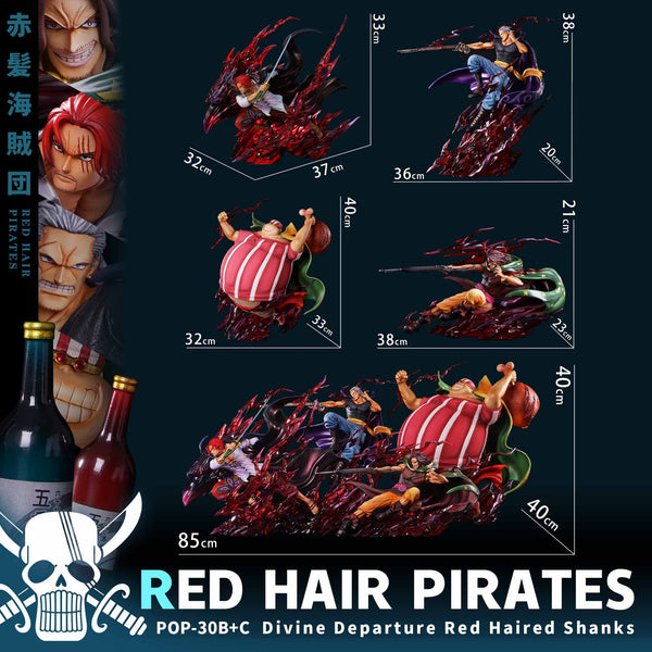 JacksDo - Four Main Members of Red Hair Pirates