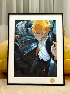 Xing Kong Studio - Ichigo Kurosaki High School Ver. Poster Frame