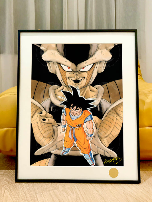 Xing Kong Studio - Son Goku & Frieza Poster Frame