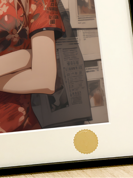 Xing Kong Studio - Asuka Langley Soryu Cheongsam Ver. Poster Frame