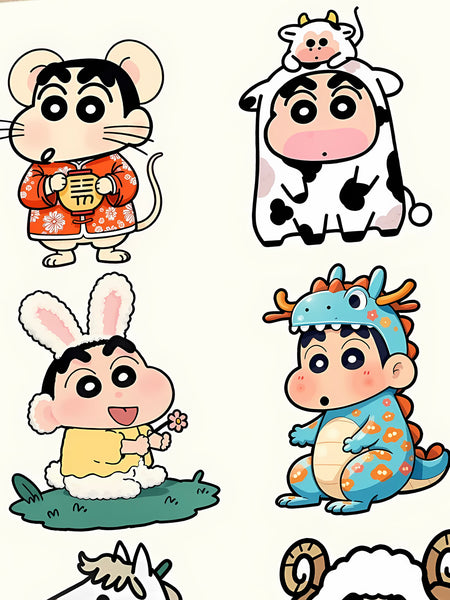 Xing Kong Studio - Crayon Shin Chan Chinese Zodiac Ver. Poster Frame