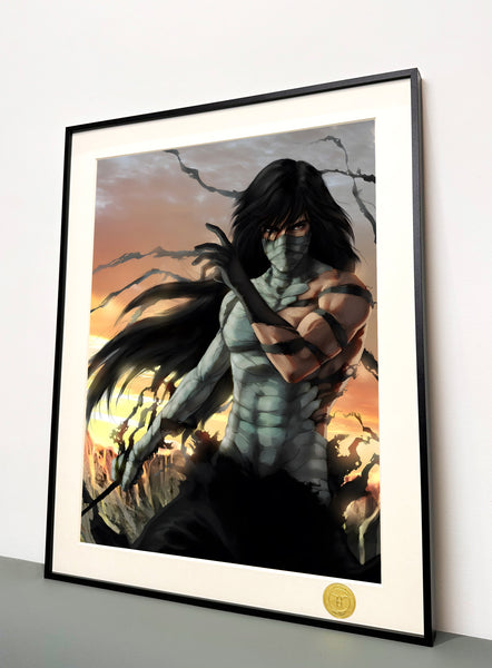 H-TWO Studio - Ichigo Kurosaki Moonless Sky Poster Frame