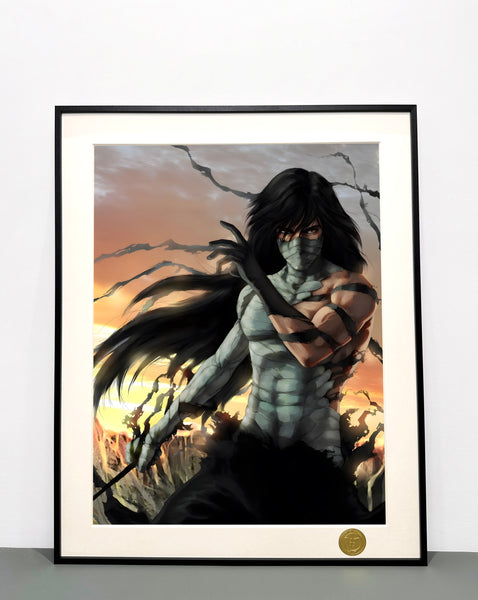 H-TWO Studio - Ichigo Kurosaki Moonless Sky Poster Frame