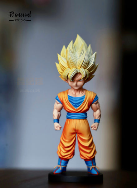 Round Studio - Super Saiyan 1 Son Goku / Son Gohan