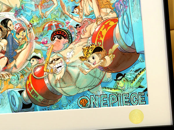 Xing Kong Studio - One Piece Fish-Man Island Charaters Poster Frame