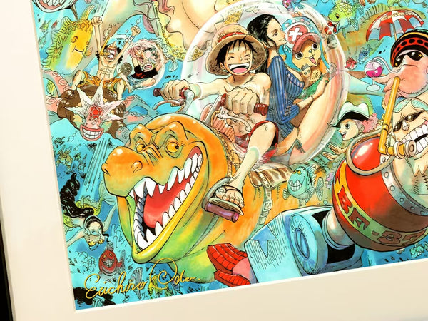 Xing Kong Studio - One Piece Fish-Man Island Charaters Poster Frame