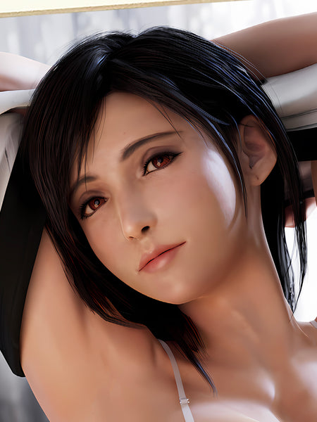 Xing Kong Studio - Bedtime Tifa Lockhart Poster Frame