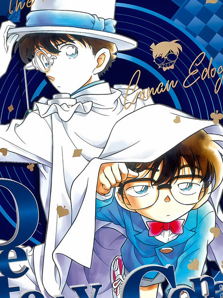 Xing Kong Studio - Kaitou Kid & Conan Edogawa Poster Frame