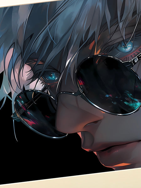 Xing Kong Studio - Sunglasses Satoru Gojo Poster Frame