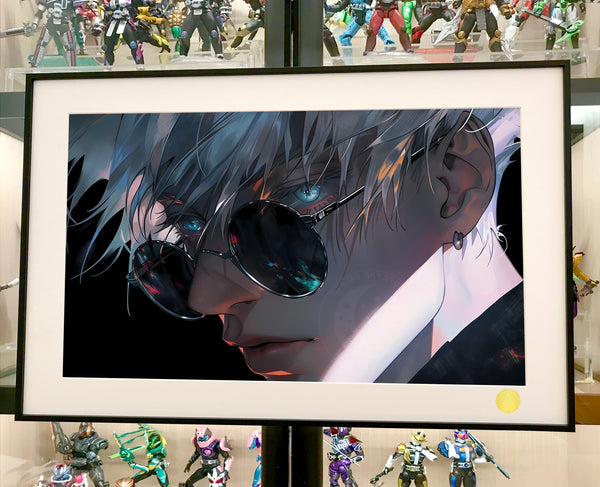 Xing Kong Studio - Sunglasses Satoru Gojo Poster Frame