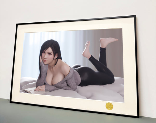 H-TWO Studio - Sweater Tifa Lockhart Poster Frame