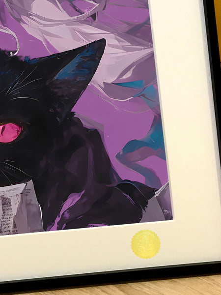 Xing Kong Studio - Purple Girl Usagi Tsukino Poster Frame