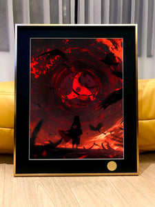 Xing Kong Studio - Infinite Tsukuyomi Itachi Uchiha Poster Frame