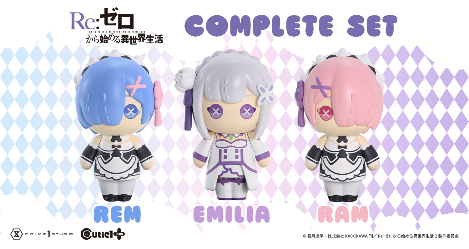 Prime 1 Studio - Rem [CT1-24007] / Ram [CT1-24008] / Emilia [CT1-24009]