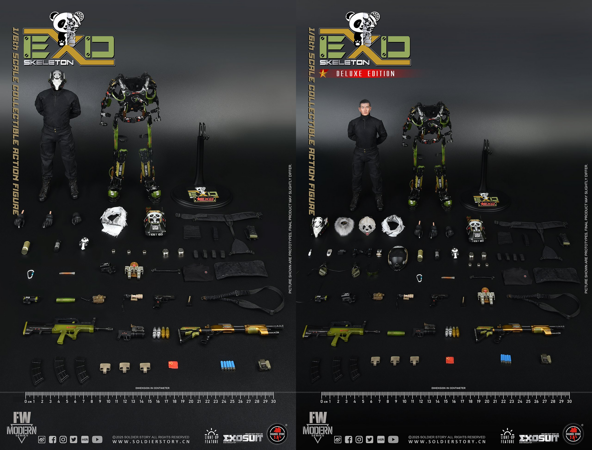 Soldier Story Studio - EXO-Skeleton Armor Suit Test 03  Panda Division [2 Variants]