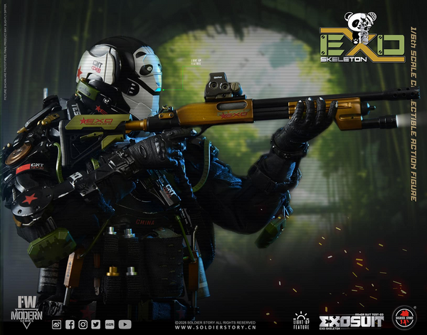 Soldier Story Studio - EXO-Skeleton Armor Suit Test 03  Panda Division [2 Variants]