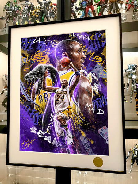 Xing Kong Studio - Kobe Bryant Purple Mamba Ver. Poster Frame