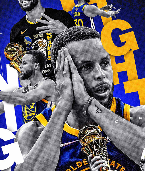 Xing Kong Studio - Good Night Stephen Curry Poster Frame