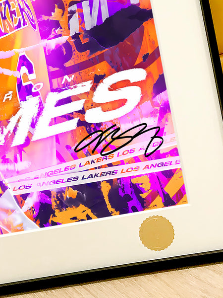 Xing Kong Studio - Basketball Emperor LeBron James Poster Frame