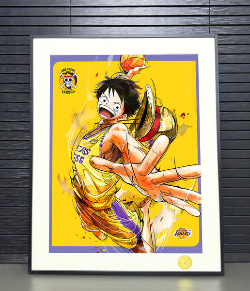 H-TWO Studio - Straw Hat Pirates / Monkey D. Luffy Poster Frame