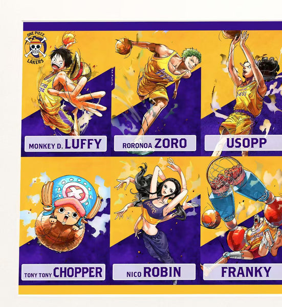 H-TWO Studio - Straw Hat Pirates / Monkey D. Luffy Poster Frame