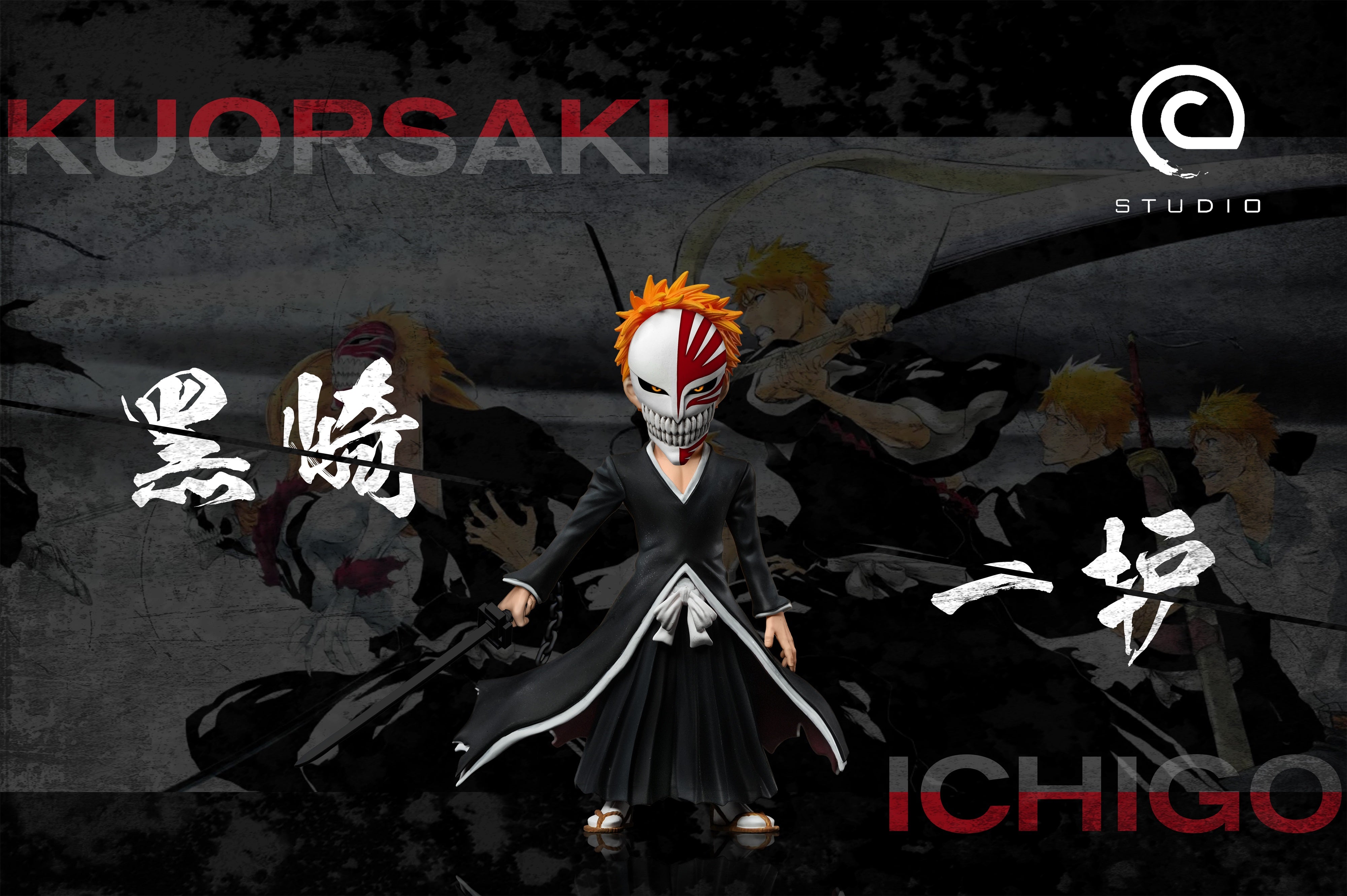 AXE Studio BLEACH Kurosaki Ichigo Statue Figurine Resin
