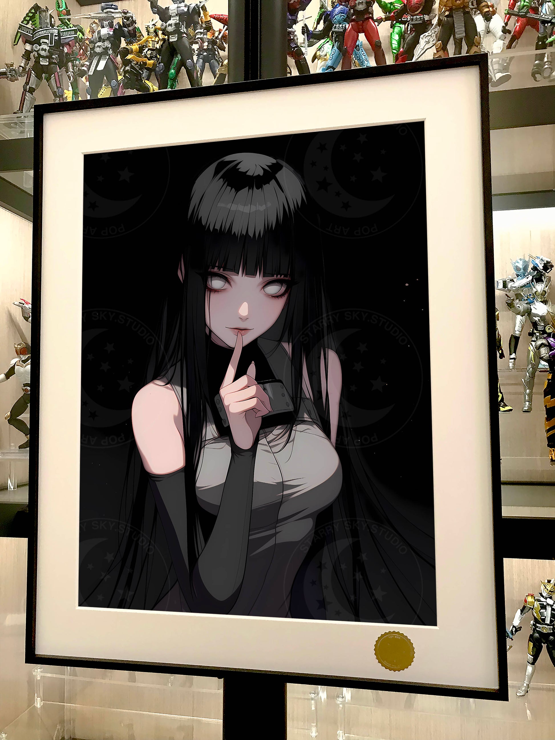 Xing Kong Studio - Anbu Hinata Hyuga Poster Frame
