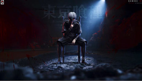 Black and White Studio / BW Studio - Ken Kaneki Sitting On Chair Standard Version 2.0