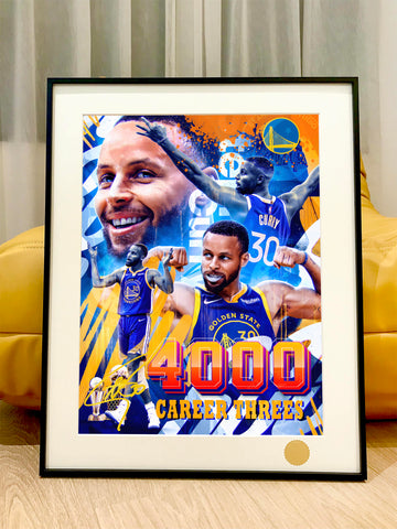 Xing Kong Studio - Stephen Curry Poster Frame