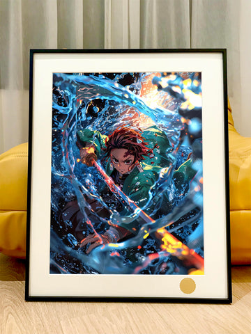 Xing Kong Studio - Kamado Tanjirou Poster Frame