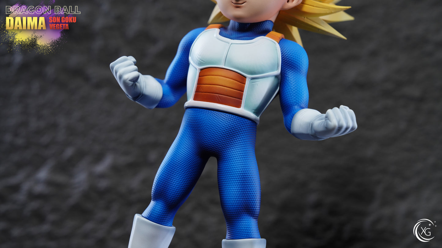 XG Studio - Super Saiyan 3 Son Goku & Vegeta Chibi Version [2 Variants]