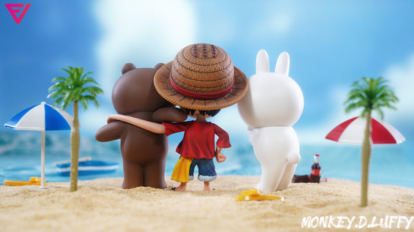 EVE Studio - Q version Luffy & Brown & Cony